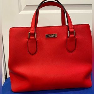 Kate Spade red satchel bag